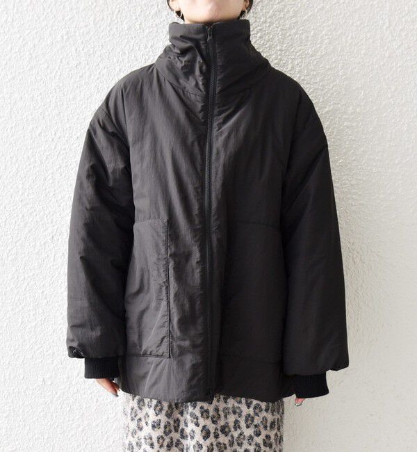 SHIPS any「【WEB限定】SHIPS any: 中綿 ダブル ジップ スタンド ブルゾン」|ブルゾン・スタジャン|