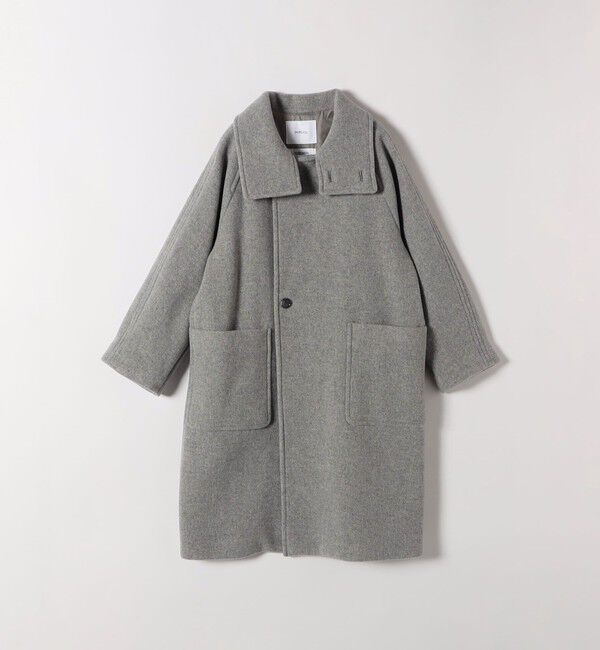 SHIPS any「SHIPS any: PURE WOOL スタンド ＆ ビッグカラー コート」|その他|