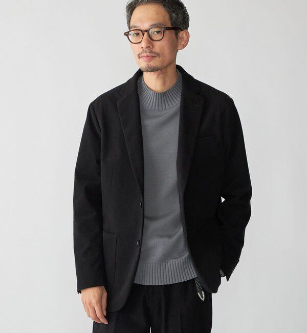 SHIPS「SHIPS:〈手洗い可能〉9ゲージ コンフォート モックネック プルオーバー ニット」|ニット・セーター|