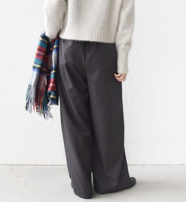 SHIPS for women「〈洗濯機可能〉ウールライク ポケット デザイン ワイド パンツ」|その他|