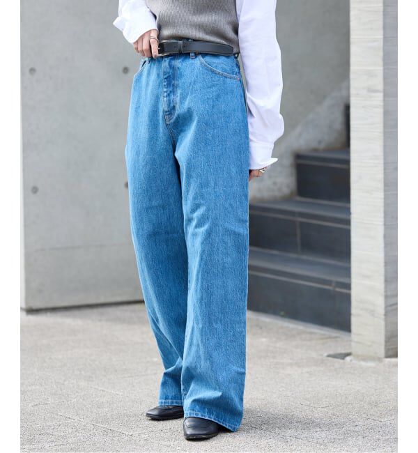 OUTDOOR PRODUCTS Usual Things「追4 ULTデニムハイライズルーズ5PKT」|デニム|