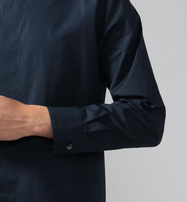 CABaN「CABaN コットンタイプライター バンドカラーシャツ」|シャツ・ブラウス|