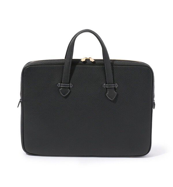 TOMORROWLAND GOODS「【別注】A SLIM MULTI CASE シュリンクレザー 2WAYブリーフケース」|トートバッグ|19 ブラック