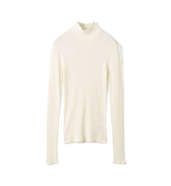 DES PRES「シルクコットンリブ ハイネックプルオーバー」|Tシャツ・カットソー|11 ホワイト