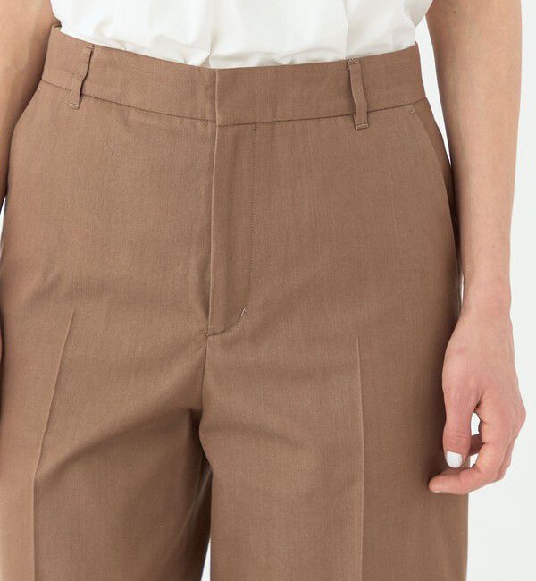 TOMORROWLAND collection「コットンシルクデニム ワイドストレートパンツ」|その他|