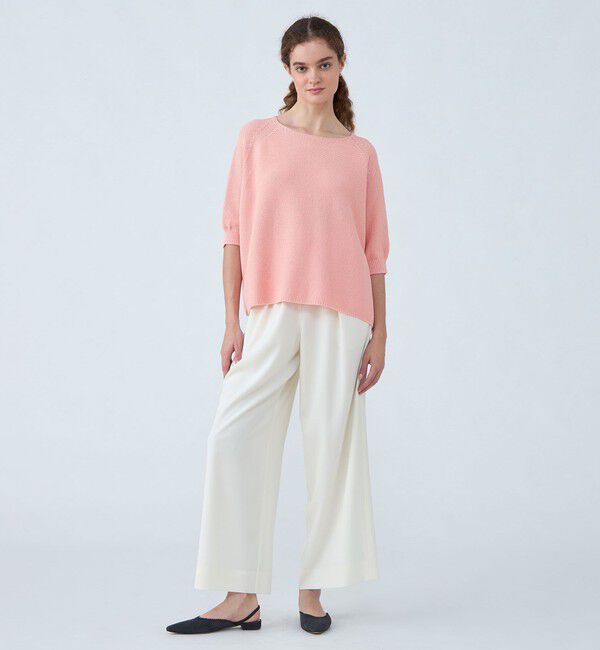 Ballsey「モスステッチ ワイドプルオーバー」|ニット・セーター|