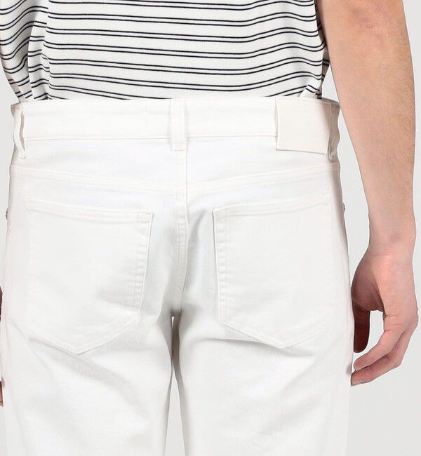 TOMORROWLAND MENS「【別注】PT TORINO ストレッチホワイトデニム 5ポケットパンツ」|デニム|