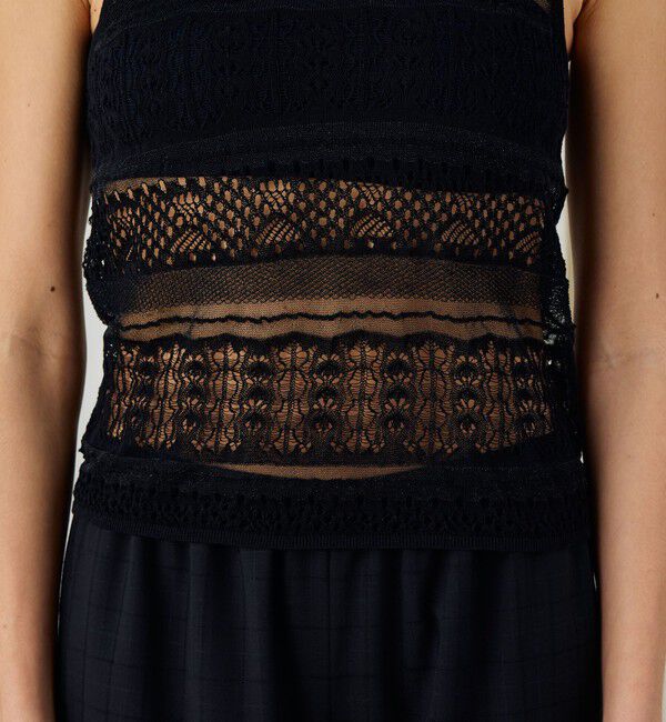 DES PRES「レースステッチ タンクトップ」|タンクトップ|