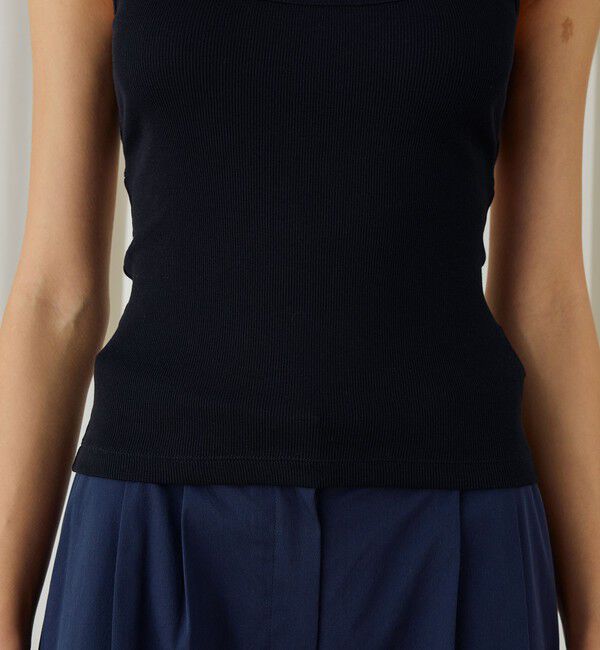 DES PRES「スモールライトリブ バックオープンキャミソール」|キャミソール|