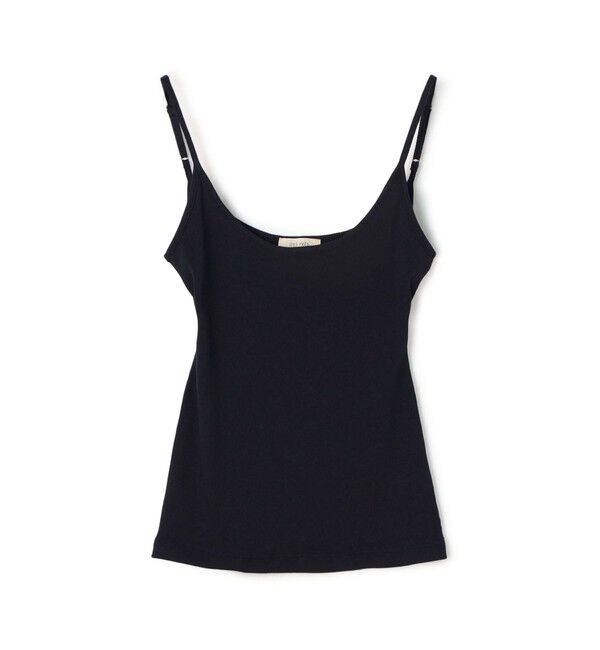DES PRES「スモールライトリブ バックオープンキャミソール」|キャミソール|69 ネイビー