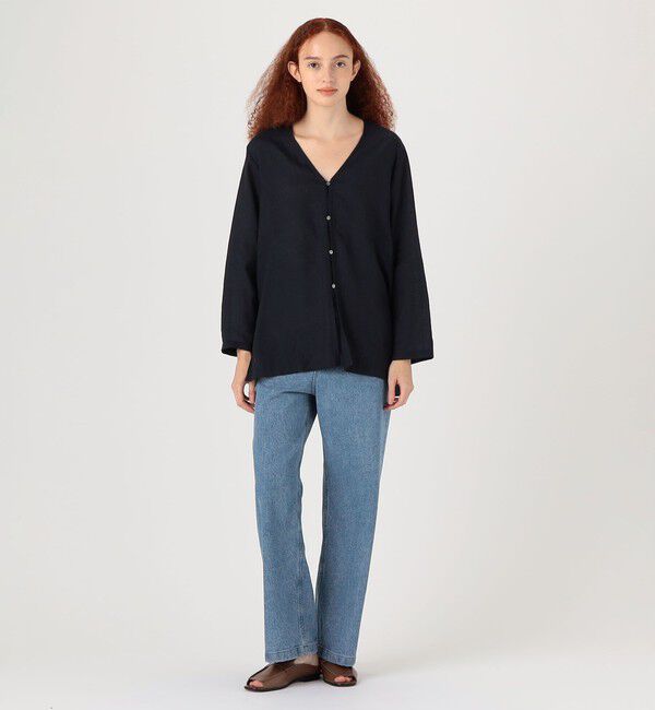 GALERIE VIE「ハイツイストデニム ストレートパンツ」|デニム|