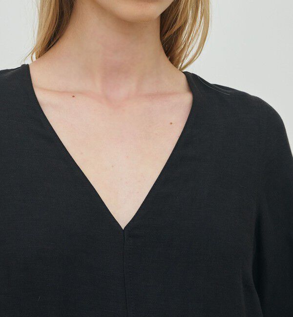 TOMORROWLAND GOODS「Devotion TWINS Vネック ドレス」|ワンピース|