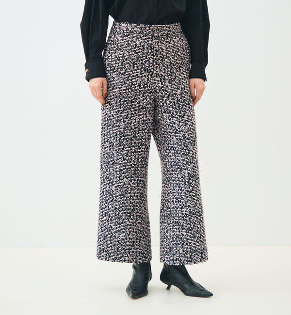 TOMORROWLAND collection「ローズラインファンシー ワイドストレートパンツ」|その他|