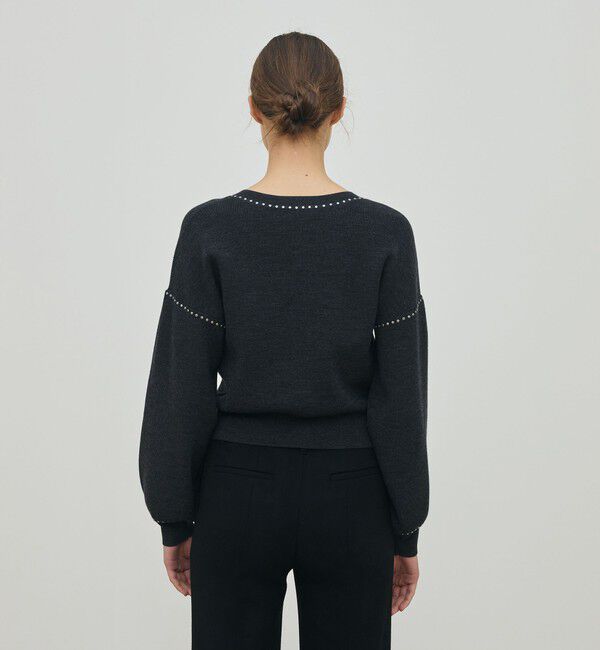 DES PRES「ハーフカーディガン ジップアップブルゾン」|カーディガン|