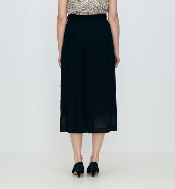 TOMORROWLAND collection「クリアーボイル アシンメトリープリーツスカート」|スカート|