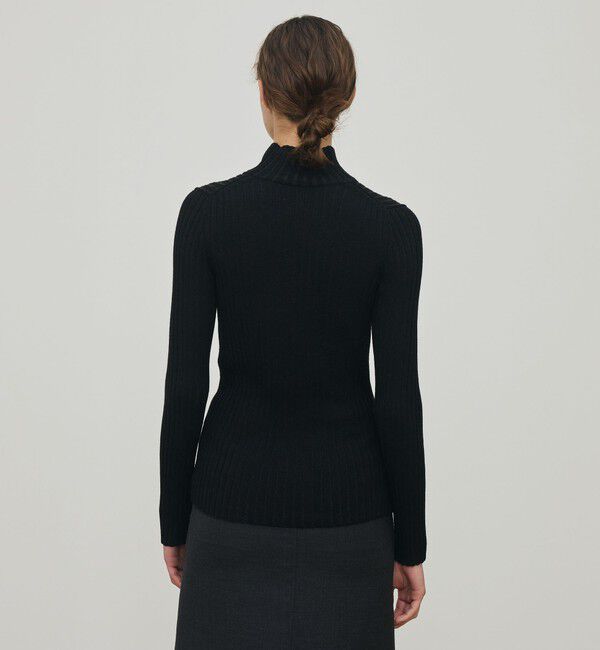 DES PRES「ウールリブ ハイネックプルオーバー」|ニット・セーター|