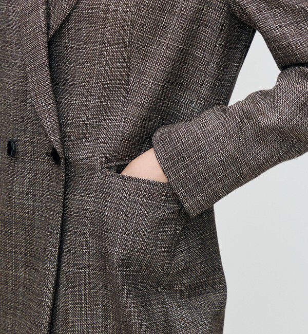 TOMORROWLAND collection「SILK AIR ERICA ダブルブレストジャケット」|テーラードジャケット|