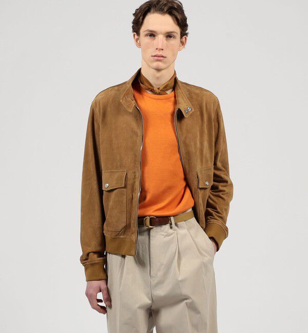 TOMORROWLAND MENS「【別注】EMMETI GREYSON ラムスエード ドライビングブルゾン」|ブルゾン・スタジャン|
