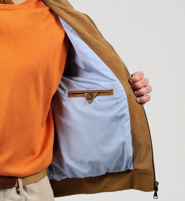 TOMORROWLAND MENS「【別注】EMMETI GREYSON ラムスエード ドライビングブルゾン」|ブルゾン・スタジャン|