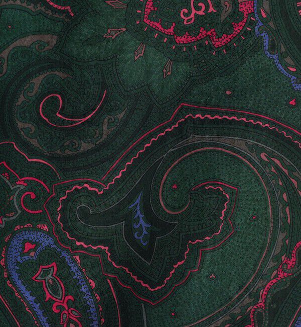 TOMORROWLAND MENS「コットン ペイズリープリント オープンカラー ロングスリーブシャツ」|シャツ・ブラウス|