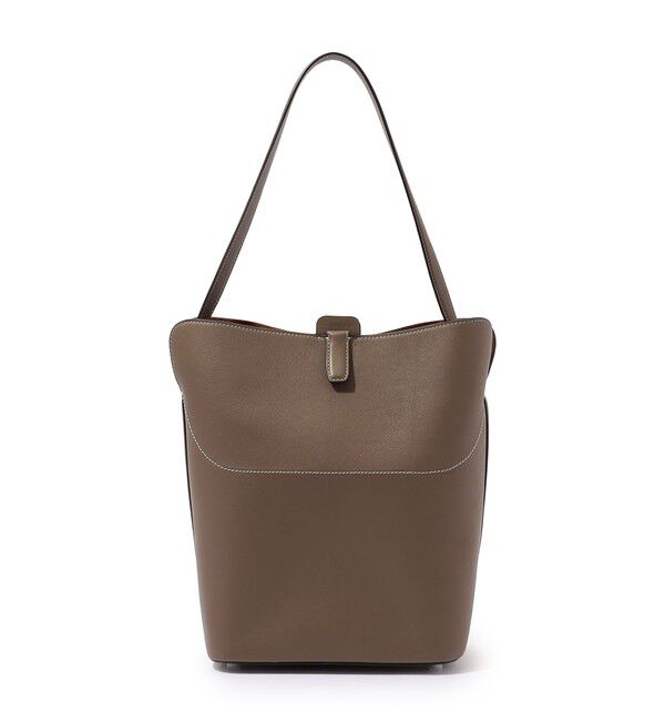 TOMORROWLAND GOODS「ADVENE SHOULDER BUCKET バッグ」|ショルダー・メッセンジャー|15 トープ