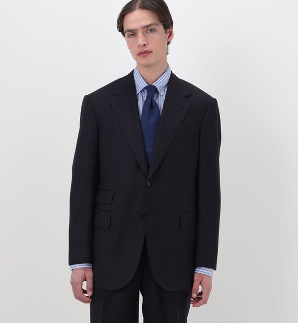 TOMORROWLAND MENS「ウールツイル オルタネートストライプ シングルブレステッド 2Bスーツ CERRUTI」|スーツ|