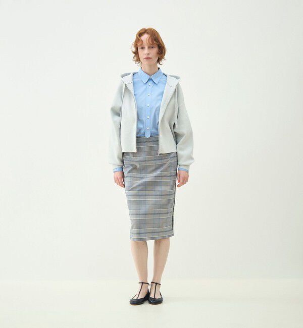 MACPHEE「コットンストレッチ フーディー」|パーカー|