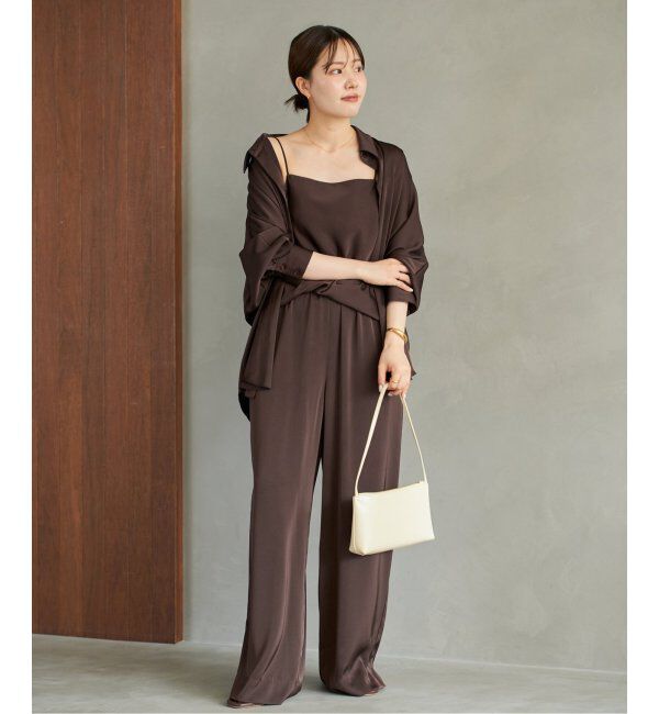 Plage「dull satin relax パンツ」|その他|