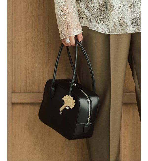 VERMEIL par iena「MAISON CANAU メゾン カナウ ボックスボストンS別注スムース」|トートバッグ|