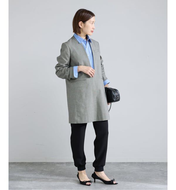 IENA「ウォッシャブル ジャケットドレス」|ワンピース|