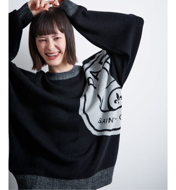 Paris Saint-Germain「【Paris Saint-Germain / パリ・サン＝ジェルマン】 JP Emblem knit pullover」|ニット・セーター|