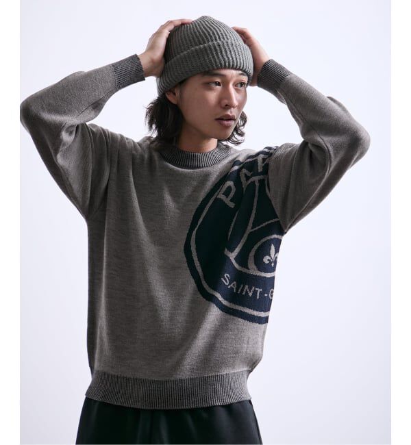 Paris Saint-Germain「【Paris Saint-Germain / パリ・サン＝ジェルマン】 JP Emblem knit pullover」|ニット・セーター|
