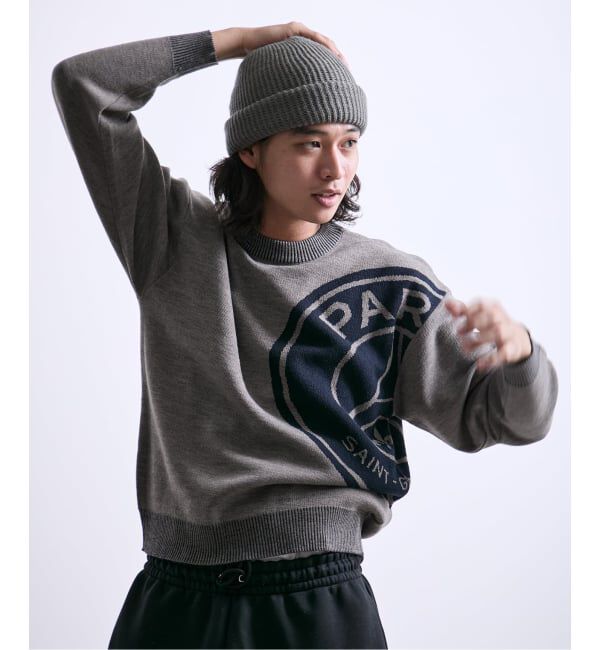 Paris Saint-Germain「【Paris Saint-Germain / パリ・サン＝ジェルマン】 JP Emblem knit pullover」|ニット・セーター|