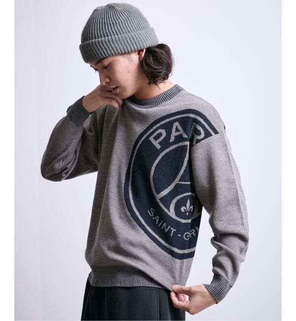 Paris Saint-Germain「【Paris Saint-Germain / パリ・サン＝ジェルマン】 JP Emblem knit pullover」|ニット・セーター|