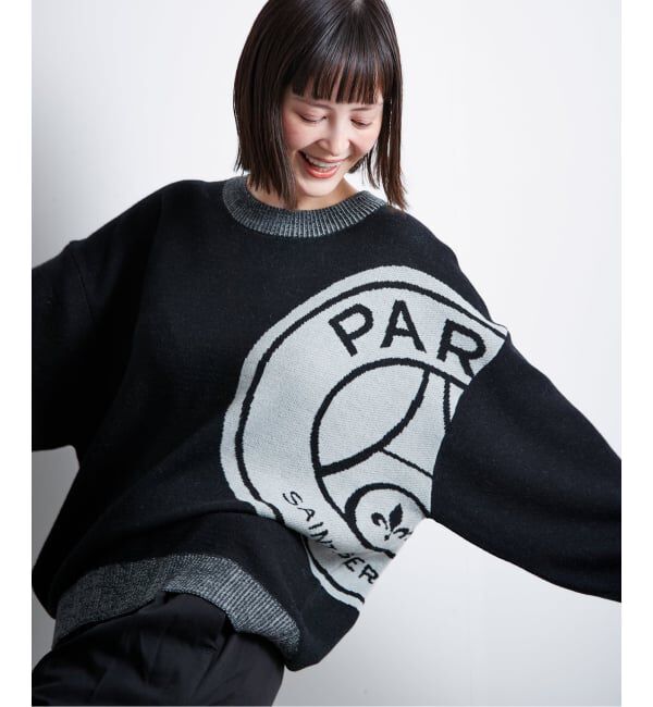 Paris Saint-Germain「【Paris Saint-Germain / パリ・サン＝ジェルマン】 JP Emblem knit pullover」|ニット・セーター|