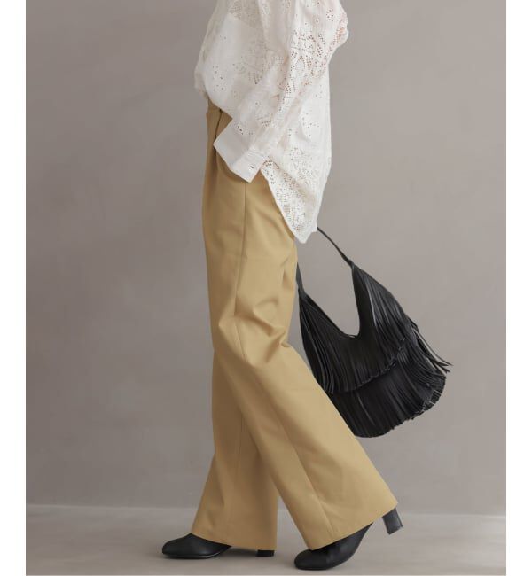 JOURNAL STANDARD relume「［26SS新作］ストレッチツイルフレアパンツ」|スラックス|