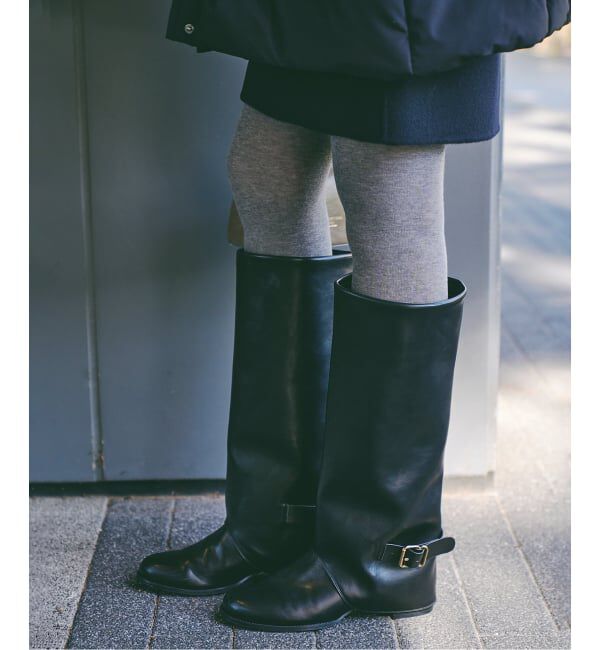 「《追加2》5cmワイドシャフトカバーブーツ」|ロングブーツ|