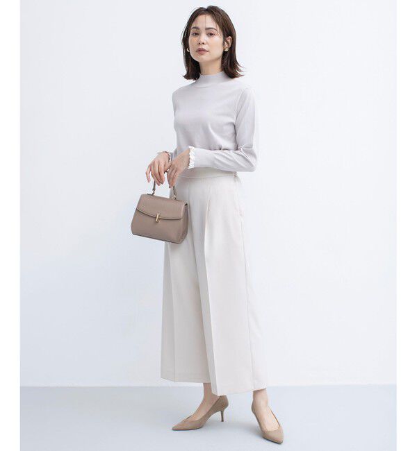 組曲「【美シルエット・ストレッチ・シワになりにくい】オシャクロス ガウチョパンツ」|その他|