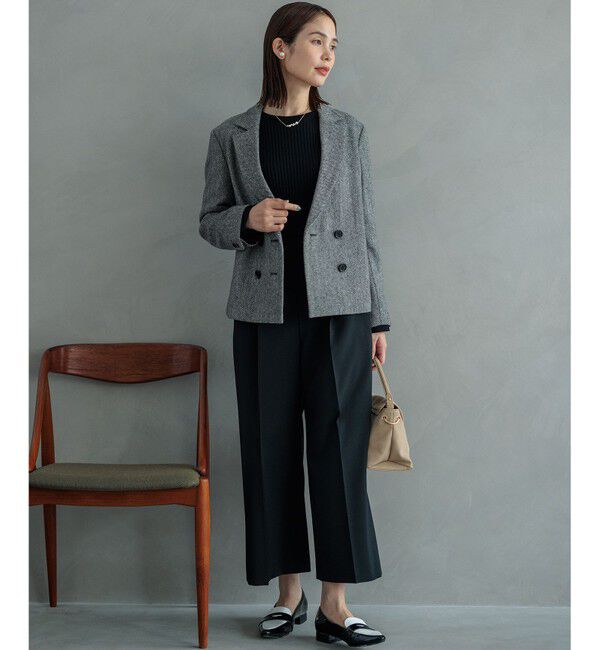 組曲「【美シルエット・ストレッチ・シワになりにくい】オシャクロス ガウチョパンツ」|その他|