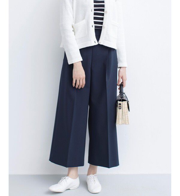 組曲「【美シルエット・ストレッチ・シワになりにくい】オシャクロス ガウチョパンツ」|その他|【WEB限定】ﾈ