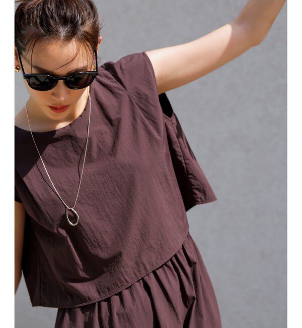 ANY SIS「【撥水・UVカット】ウォーターサイド ワンピース」|ワンピース|