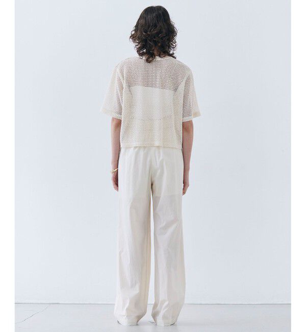 BEIGE,「NIGELLA / 異素材MIXコットンレースブラウス」|シャツ・ブラウス|