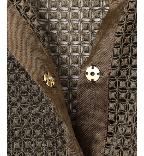 BEIGE,「NIGELLA / 異素材MIXコットンレースブラウス」|シャツ・ブラウス|