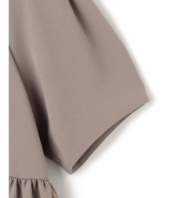 BEIGE,「【洗える】ACHILLEA / ペプラムバックファスナーブラウス」|シャツ・ブラウス|