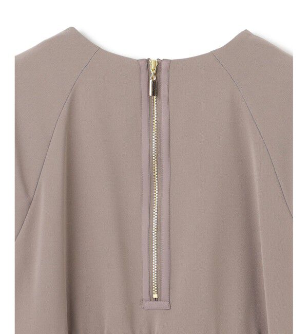 BEIGE,「【洗える】ACHILLEA / ペプラムバックファスナーブラウス」|シャツ・ブラウス|