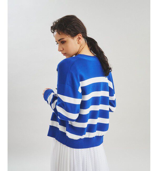 Diagram「ボーダールーズニットカーディガン」|カーディガン|