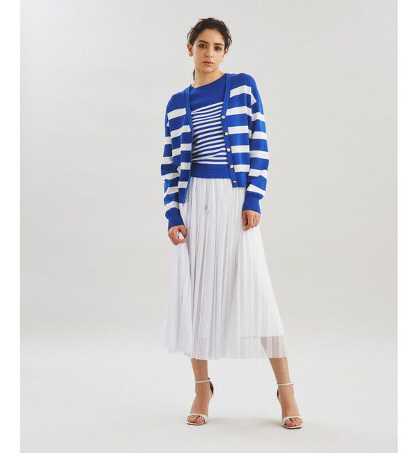 Diagram「ボーダールーズニットカーディガン」|カーディガン|