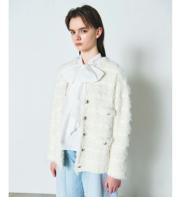 Diagram「フェザーツイードニットカーディガン」|カーディガン|