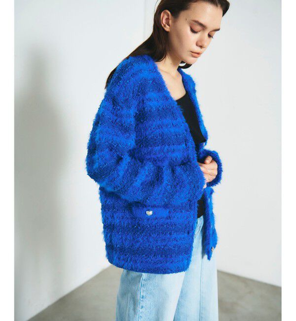Diagram「フェザーツイードニットカーディガン」|カーディガン|