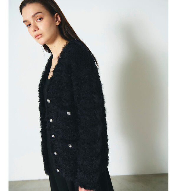 Diagram「フェザーツイードニットカーディガン」|カーディガン|